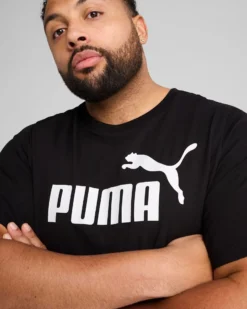 PUMA - T-SHIRT  NERA  ESSENTIALS N.1 LOGO TEE DA UOMO, 682532-01