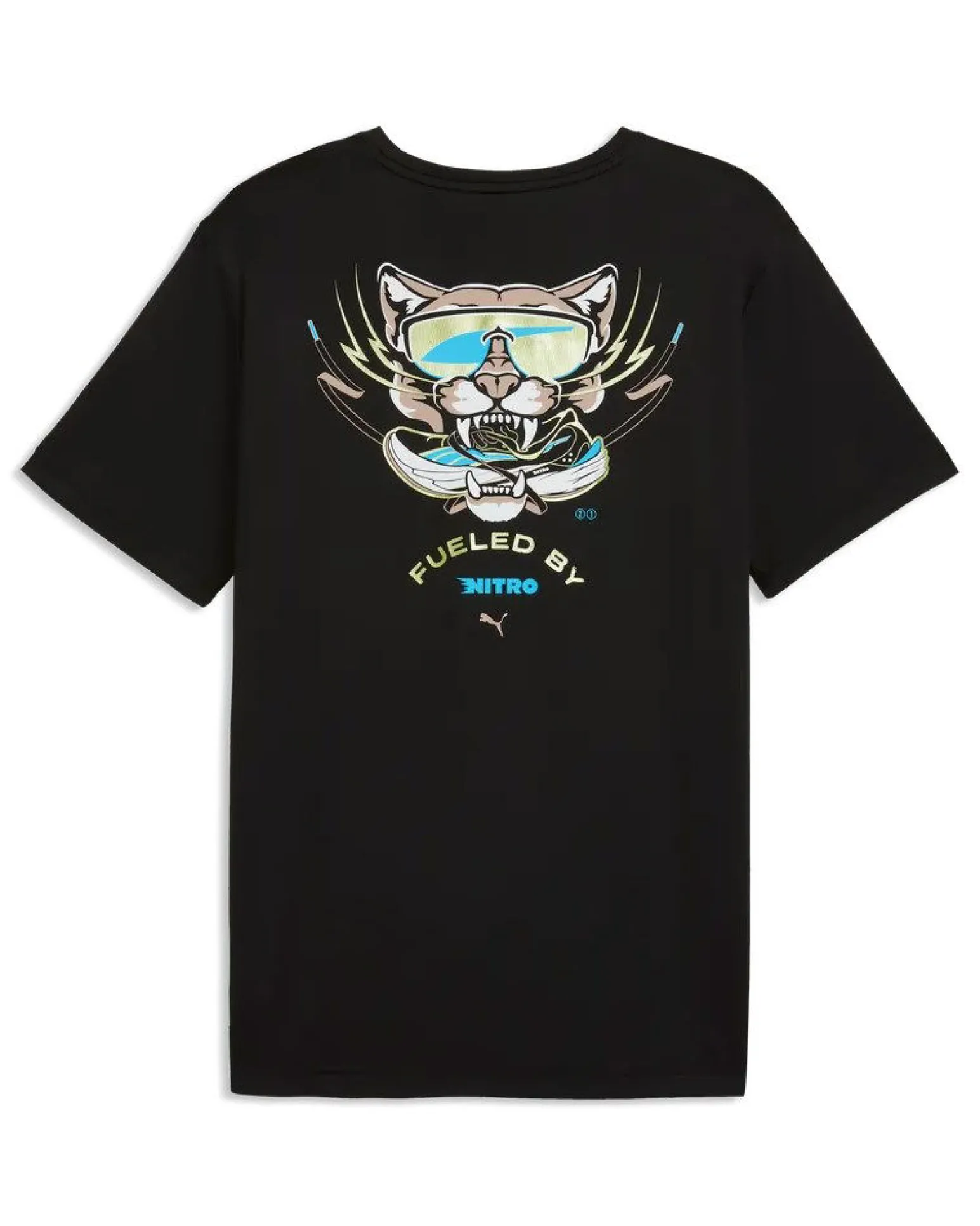 PUMA - T-SHIRT NERA RUN NITRO GRAPHIC TEE DA UOMO, 528449-01