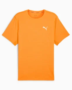 PUMA - T-SHIRT  RUN FAVORITE VELOCITY ARANCIONE FLUO DA UOMO, 525058-38
