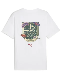 PUMA - T-SHIRT SPORTS LEGACY GRAPHIC BIANCA DA UOMO 629628-02