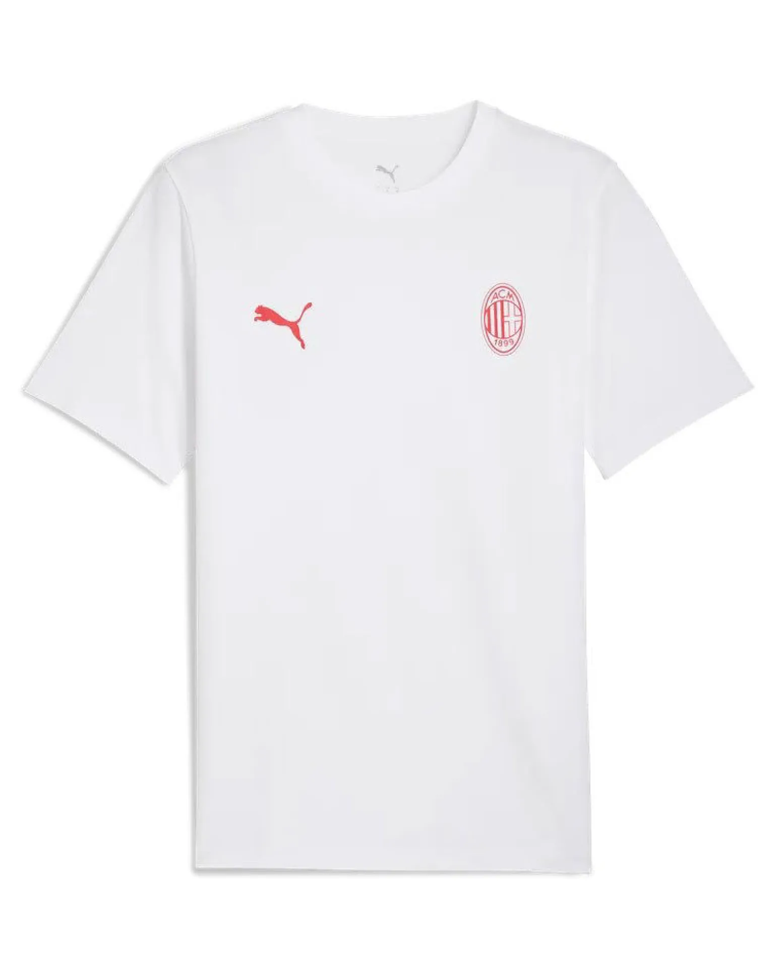 PUMA - T-SHIRT UOMO MEZZA MANICA BIANCA AC MILAN FTBLESS TEE, 782584-02
