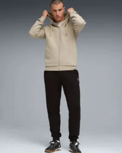 PUMA - TUTA COMPLETA ESSENTIAL ELEVATED DA UOMO FELPA FULL ZIP CON CAPPUCCIO 691771-61