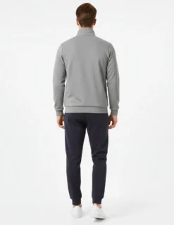 PUMA - TUTA COMPLETA FULL ZIP GRIGIA E NERA  ESSENTIAL SWEAT SUIT - DA UOMO, 684848-53