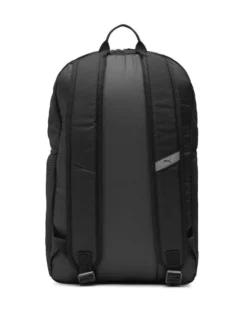 PUMA - Zaino nero con tasca anteriore e scomparto per laptop interno