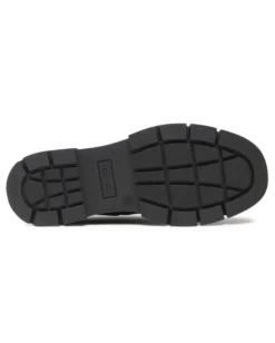REFRESH - Tronchetto nero con zip laterale e zeppa 6CM