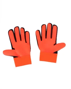 REUSCH - Guanti da portiere bambino neri con dettagli arancioni e blu - ATTRAKT STARTER SOLID JR
