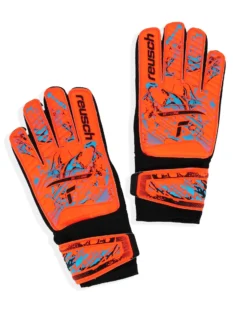 REUSCH - Guanti da portiere uomo arancioni e neri - ATTRAKT STARTER SOLID