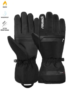 REUSCH - GUANTI DA SCI NERI DA UOMO  - KING 6401199