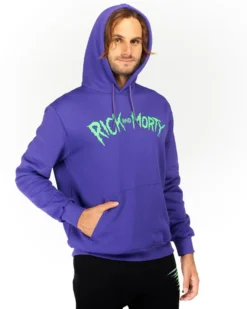 RICK AND MORTY - UOMO FELPA CON CAPPUCCIO