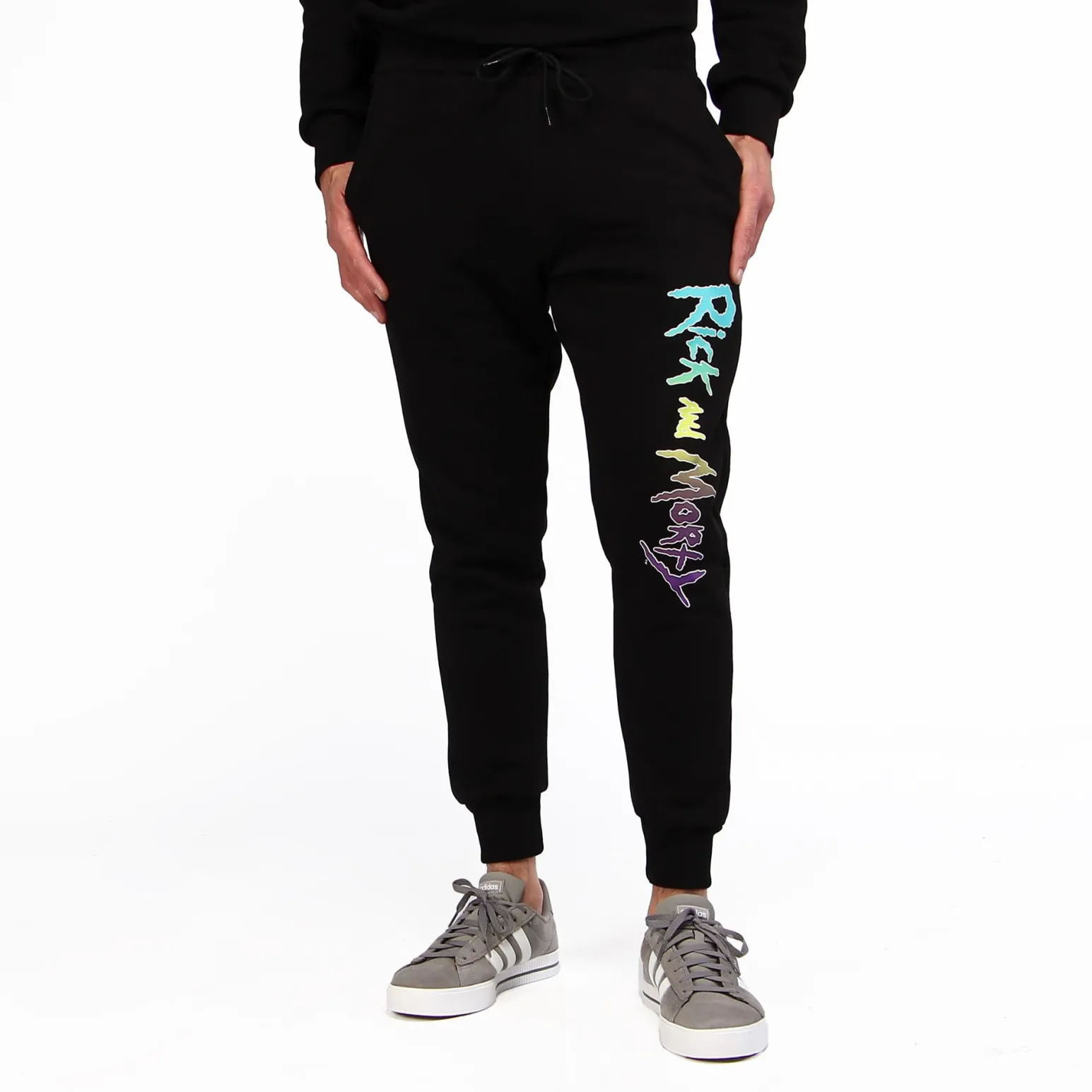 RICK AND MORTY - UOMO PANTALONE FELPA CON POLSI