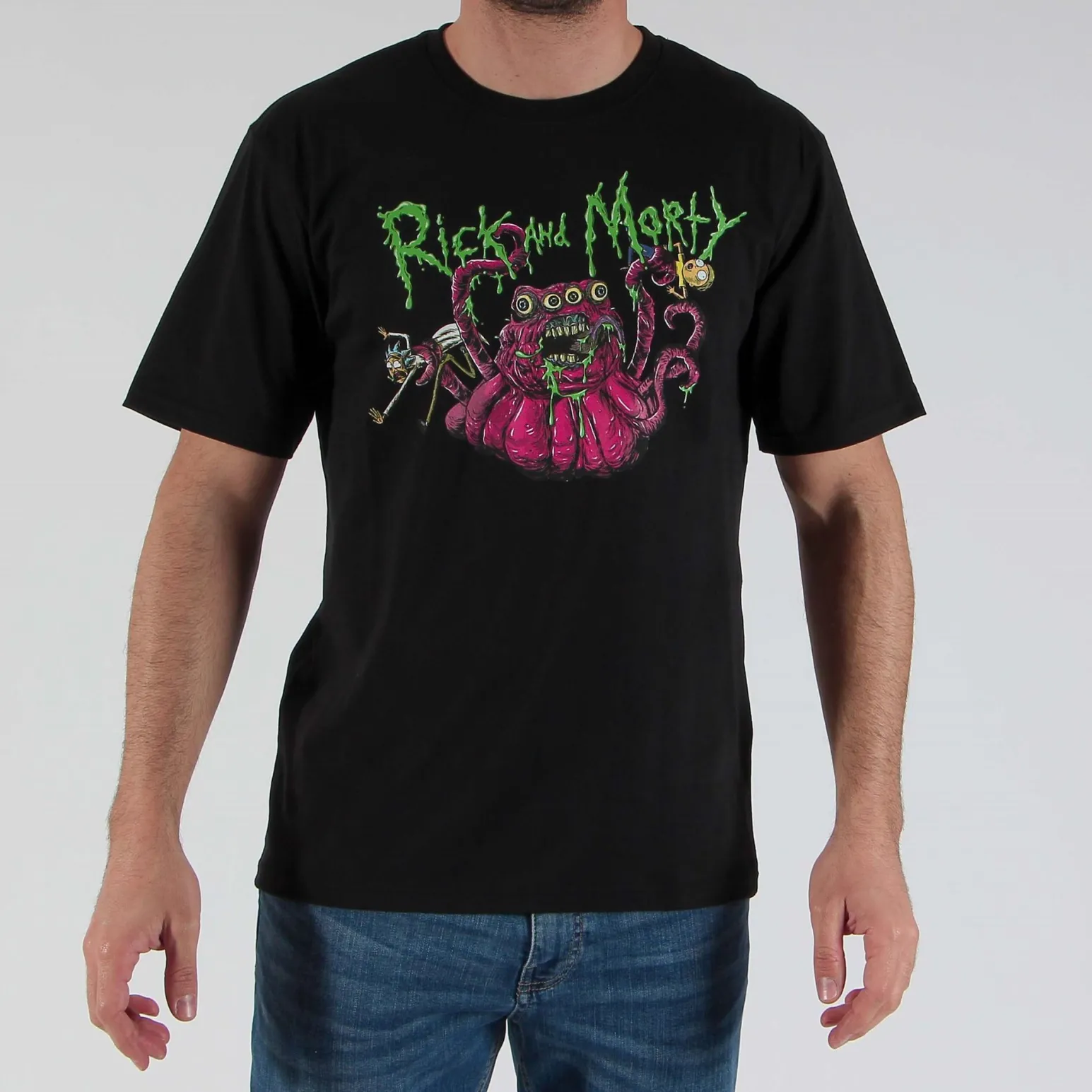 RICK AND MORTY - UOMO TSHIRT MEZZA MANICA