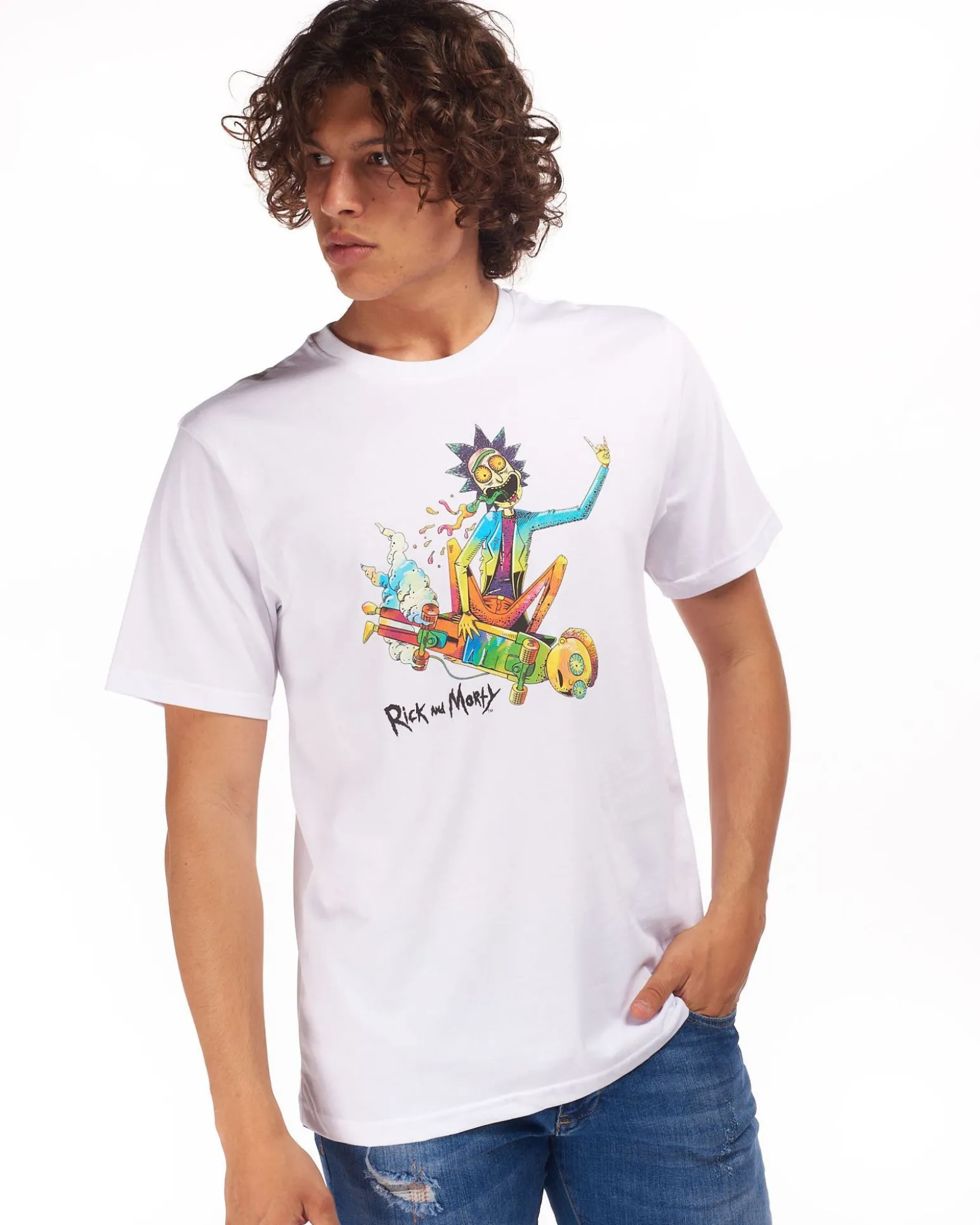 RICK AND MORTY - UOMO TSHIRT MEZZA MANICA