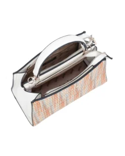 RIFLE - Borsa a mano multicolor effetto intreccio con due scomparti principali, tracolla removibile