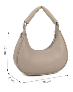 RIFLE - Borsa a spalla taupe, tracolla removibile