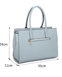 RIFLE - Borsa due manici avio con tasca posteriore, tracolla removibile