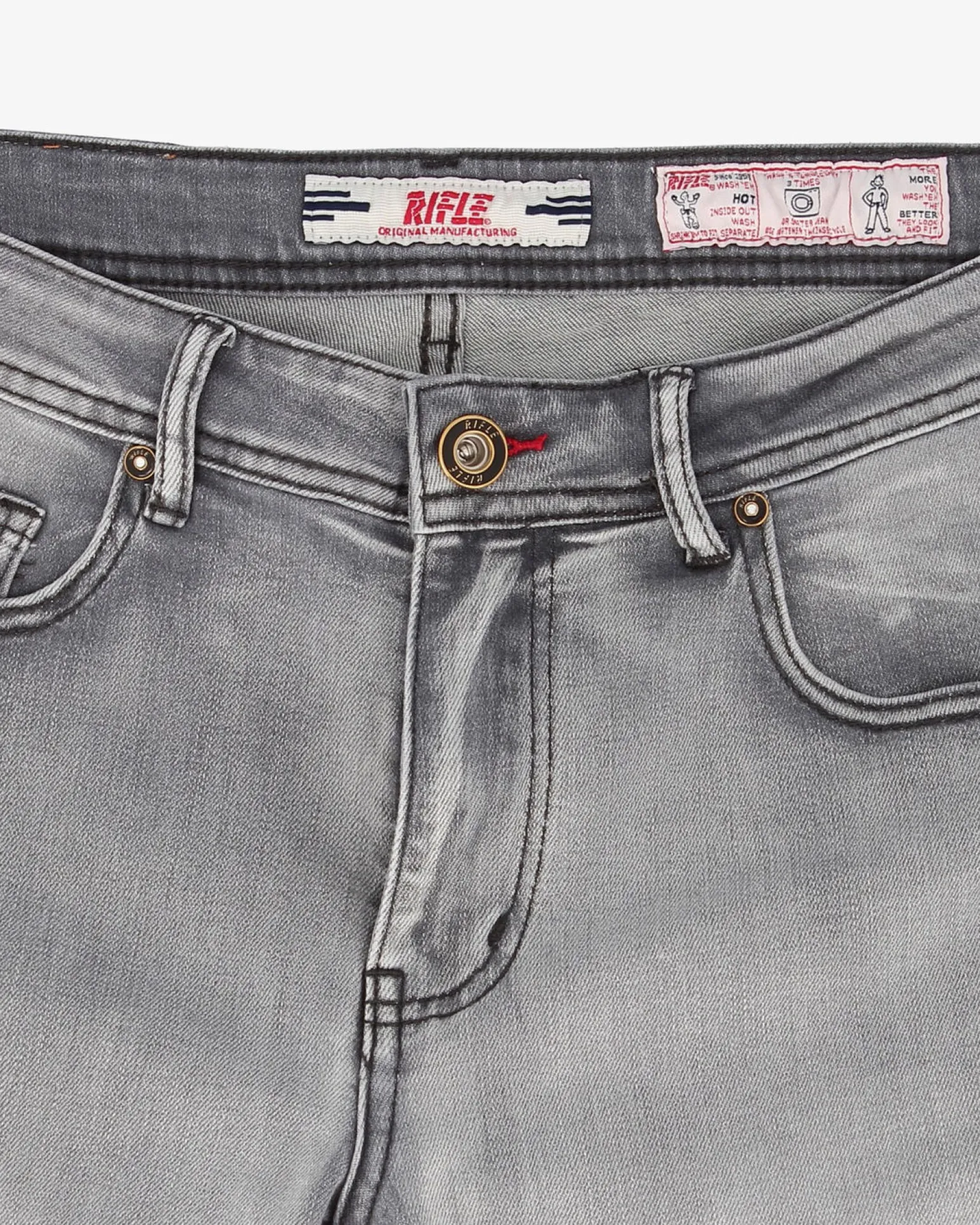 RIFLE - Jeans grigio 5 tasche