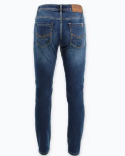 RIFLE - JEANS 5 TASCHE DA UOMO BLUE DENIM BASE FELPA BAFFI 3D