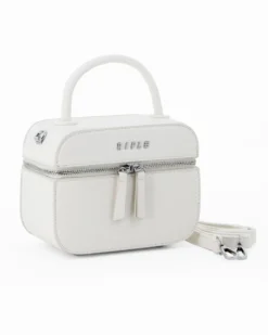 RIFLE - Minibag bianca con tracolla removibile