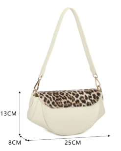 RIFLE - Minibag con patta maculata e tracolla removibile