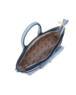 RIFLE - Minibag due manici avio con parte frontale scamosciata e dettaglio cinturino con girello, tracolla removibile