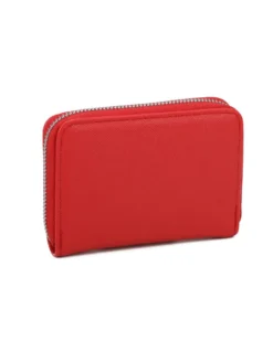 RIFLE - Portacarte rosso con chiusura a zip