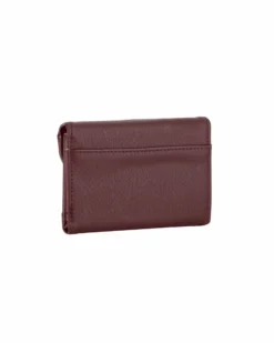 RIFLE - Portafoglio bordeaux da donna con logo