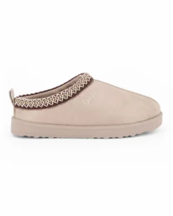 RIFLE - Sabot beige con pelliccia interna