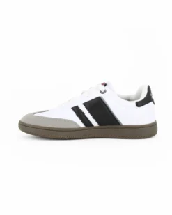 RIFLE - Scarpa sneakers bianca e nera da uomo con lacci