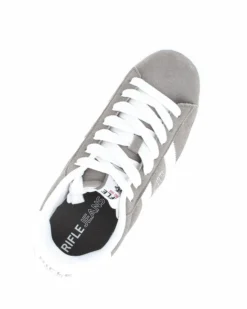 RIFLE - Scarpa sneakers grigia da uomo con lacci