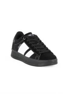 RIFLE - Scarpa sneakers nera da donna con lacci