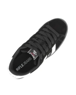 RIFLE - Scarpa sneakers nera da uomo con lacci