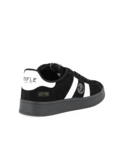 RIFLE - Scarpa sneakers nera da uomo con lacci