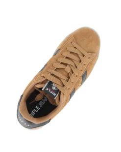 RIFLE - Scarpa sneakers tabacco da uomo con lacci
