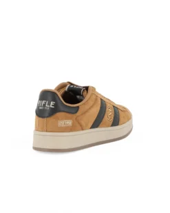 RIFLE - Scarpa sneakers tabacco da uomo con lacci
