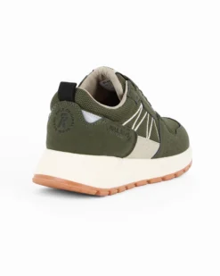 RIFLE - Scarpa verde militare da uomo con lacci