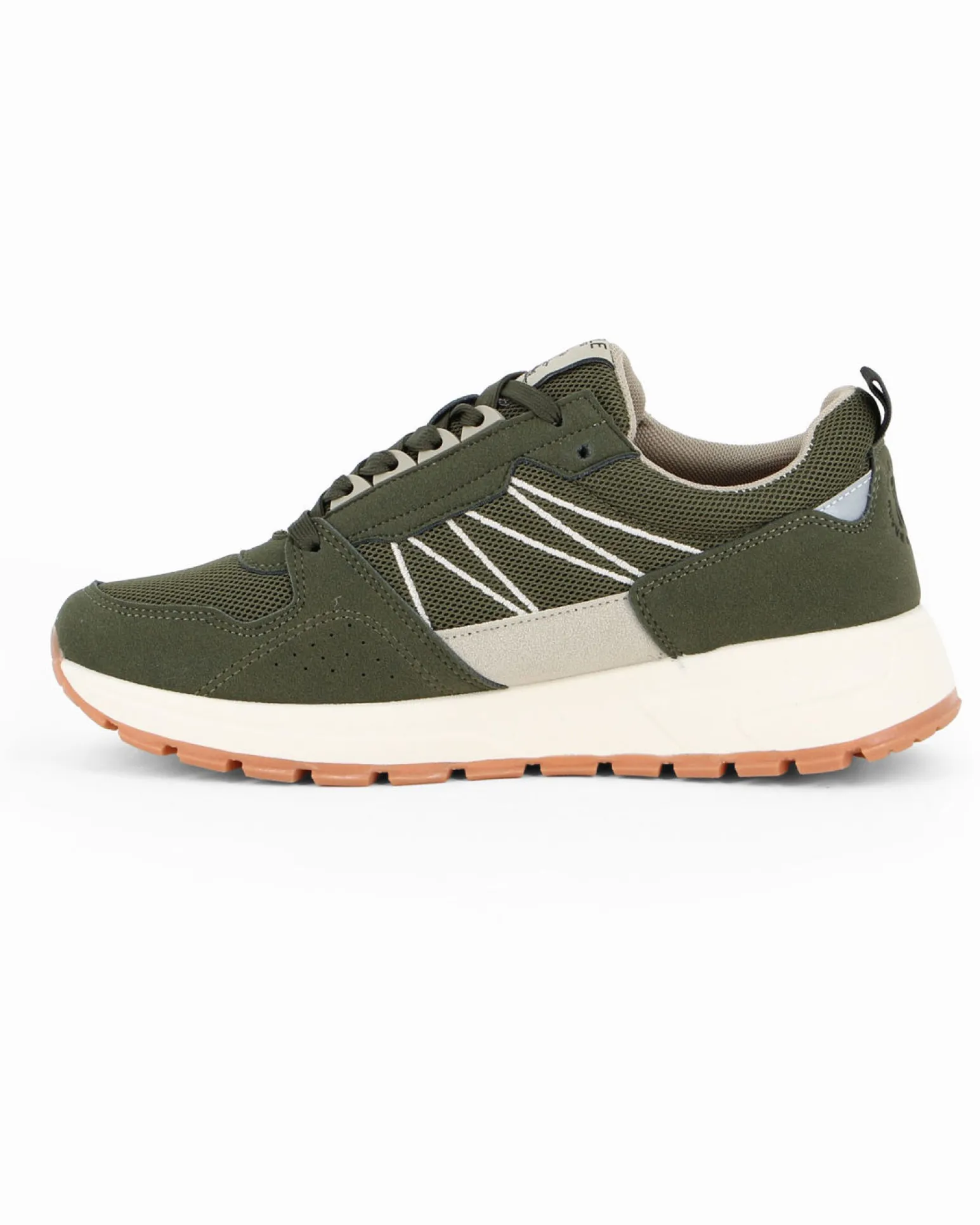 RIFLE - Scarpa verde militare da uomo con lacci