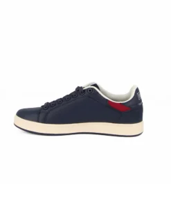 RIFLE - Sneaker blu con inserti rossi