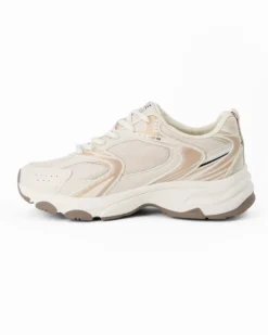 RIFLE - Sneakers beige da uomo con lacci