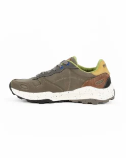 RIFLE - Sneakers beige da uomo con lacci