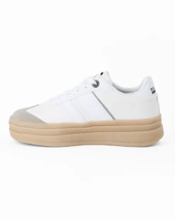 RIFLE - Sneakers bianca da donna con lacci