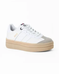 RIFLE - Sneakers bianca da donna con lacci
