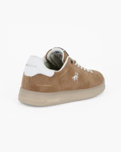 RIFLE - Sneakers marrone scamosciata con lacci