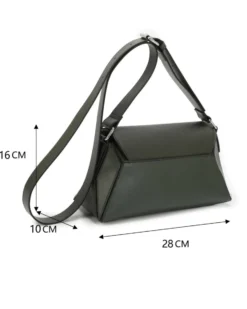 RIFLE - Tracolla verde con patta