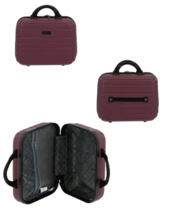 RIFLE - TROLLEY BORDEAUX IN ABS 4 RUOTE