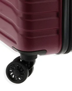 RIFLE - TROLLEY BORDEAUX IN ABS 4 RUOTE