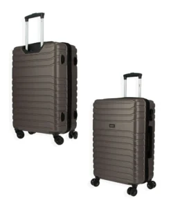 RIFLE - TROLLEY BRONZO IN ABS 4 RUOTE