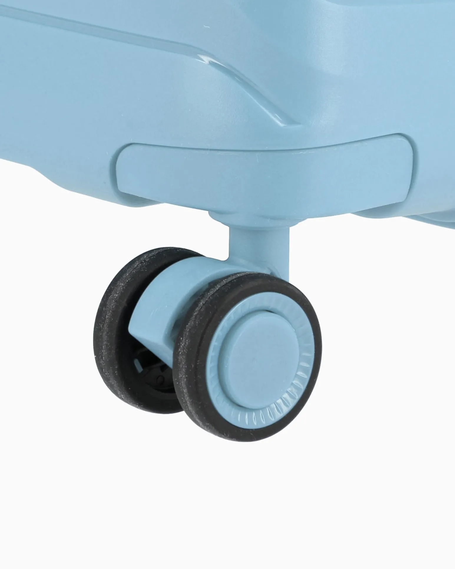 RIFLE - TROLLEY CELESTE IN ABS 4 RUOTE CON COMBINAZIONE TSA