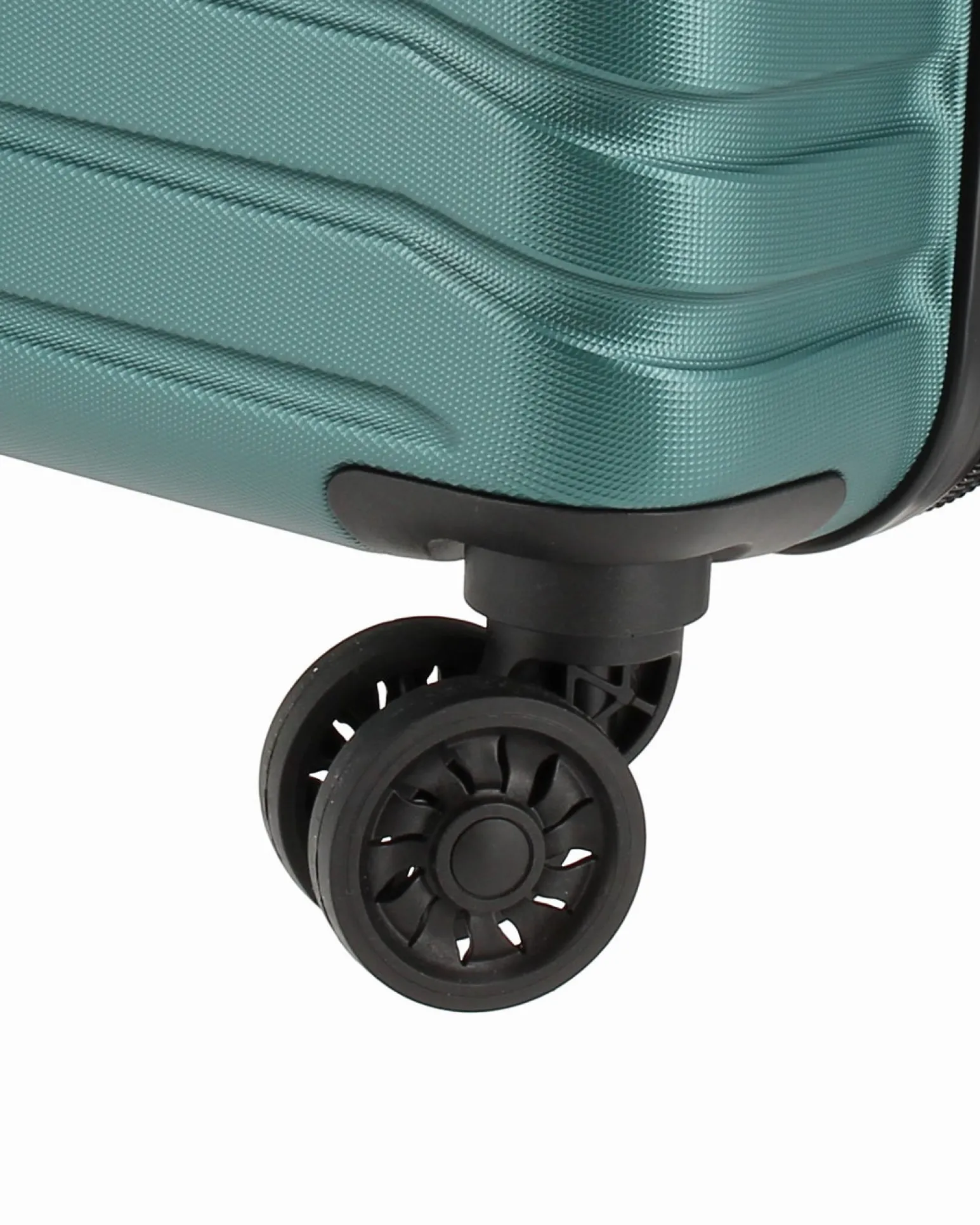 RIFLE - TROLLEY GREEN IN ABS 4 RUOTE