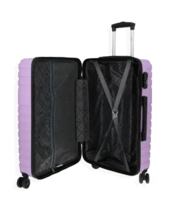 RIFLE - TROLLEY LILLA IN ABS 4 RUOTE