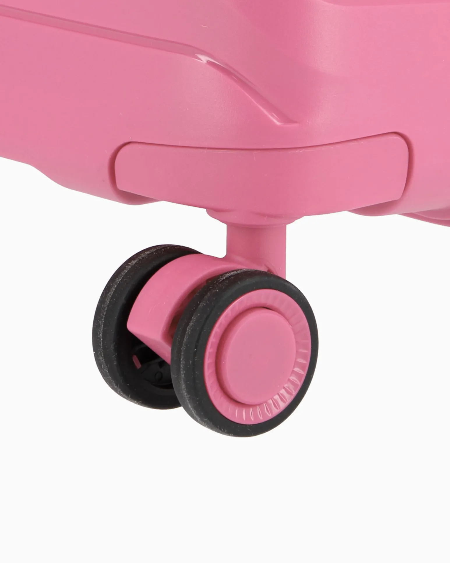 RIFLE - TROLLEY ROSA IN ABS 4 RUOTE CON COMBINAZIONE TSA